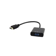 Adapter Gembird HDMI do VGA i Audio A-HDMI-VGA-03, 15 cm, 1920x1080 60Hz, Czarny | Sklep ITnes.pl, IT for BUSINESS