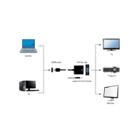 Adapter Gembird HDMI do VGA i Audio A-HDMI-VGA-03, 15 cm, 1920x1080 60Hz, Czarny | Sklep ITnes.pl, IT for BUSINESS