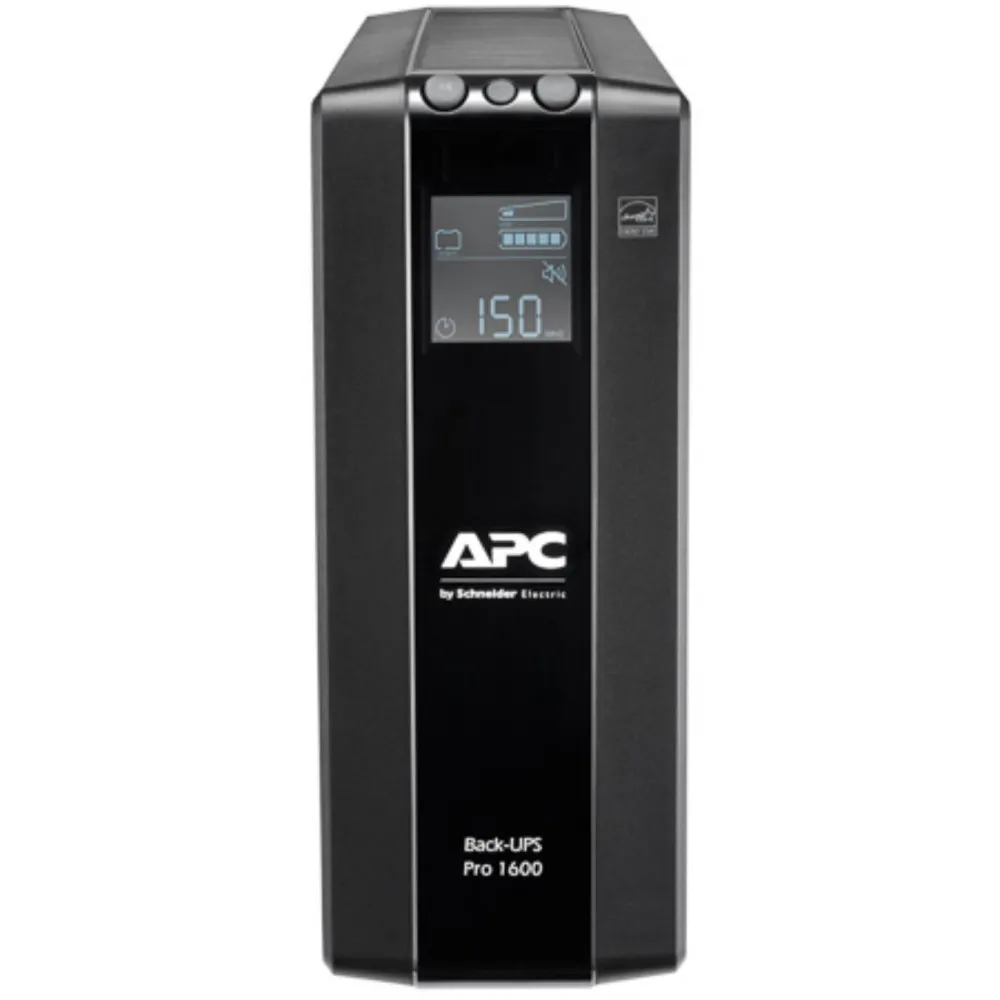 Zasilacz awaryjny UPS APC Back-UPS Pro BR1600MI, Tower, 1600VA|960W, 8 x IEC C13, 1 x RJ-45, 1x RJ-11, 1 x USB, Czarny | Sklep I
