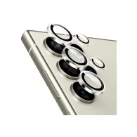 Szkło na aparat i obiektyw Crong Lens Ring do Samsung Galaxy S24 Ultra CRG-LRSGS24U-CLR - Przezroczyste