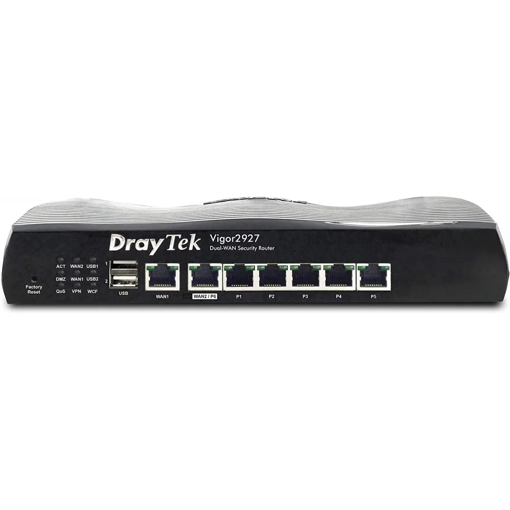 Router WIFI DrayTek Vigor VIGOR2927LAC, 5 x LAN 10, 100, 1000 Mbps, 2 x RJ45, 1 x USB, 2 x WAN, 2 anteny zewnętrzne | Sklep ITne