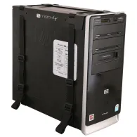 Uchwyt podblatowy na komputer Techly - 20 kg, Czarny - 102215 | Sklep ITnes.pl - IT for BUSINESS