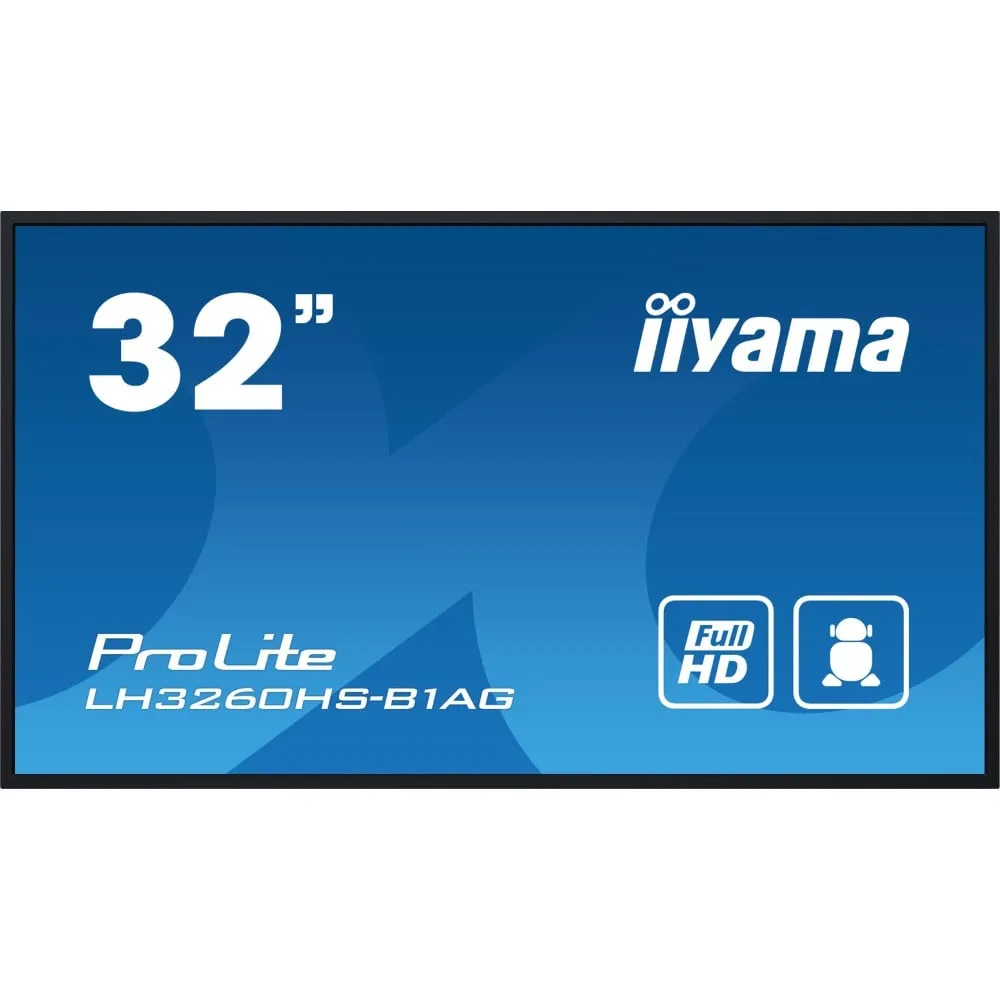 Monitor iiyama ProLite LH3260HS-B1AG, 31,5", 1920x1080 (FHD), 60Hz, VA, 8 ms, Czarny | Sklep ITnes.pl, IT for BUSINESS
