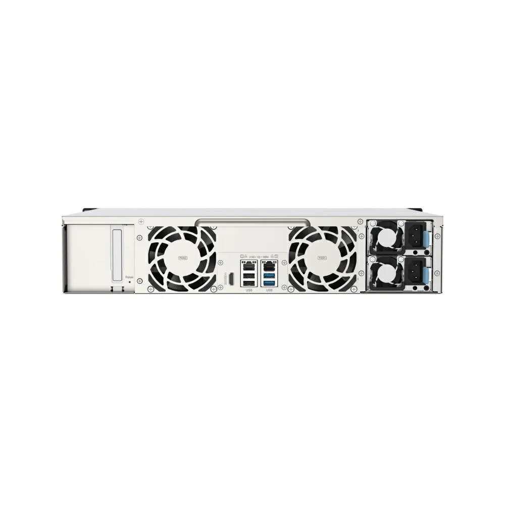 Serwer NAS QNAP Rack TS-853DU-RP-THF - Rack (2U)/Intel Celeron J4125/4 GB RAM/48 TB/8 wnęk/hot-swap/3 lata Carry-in - zdjęcie