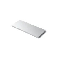 Replikator portów Satechi USB-C Slim Dock do iMac 24 ST-UCISDS - USB-C, USB-A, 2x USB-A, microSD i SD, kieszeń M.2, Srebrny
