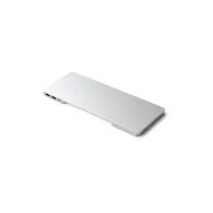 Replikator portów Satechi USB-C Slim Dock do iMac 24 ST-UCISDS - USB-C, USB-A, 2x USB-A, microSD i SD, kieszeń M.2, Srebrny