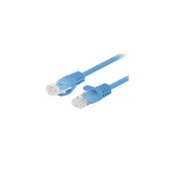 Patchcord Lanberg PCU6-20CC-0050-B, kat. 6, UTP, 0.5m, niebieski, opakowanie zbiorcze 10 szt | Sklep ITnes.pl, IT for BUSINESS