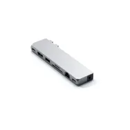 Replikator portów Satechi Pro Hub Max ST-UCPHMXS - 2x USB-C, USB-A, HDMI, czytniki microSD i SD, Ethernet, Audio, Srebrny
