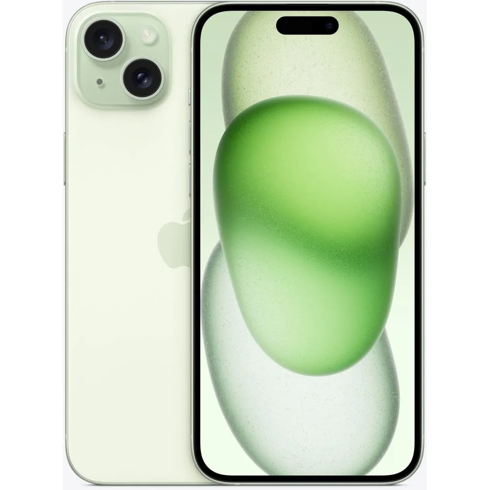Smartfon Apple iPhone 15 Plus MU1Q3PX/A, A16 Bionic, 6,7" 2796x1290, 512GB, 6GB, 5G, Zielony, Aparat 48+12Mpix, iOS, 1 rok Carry