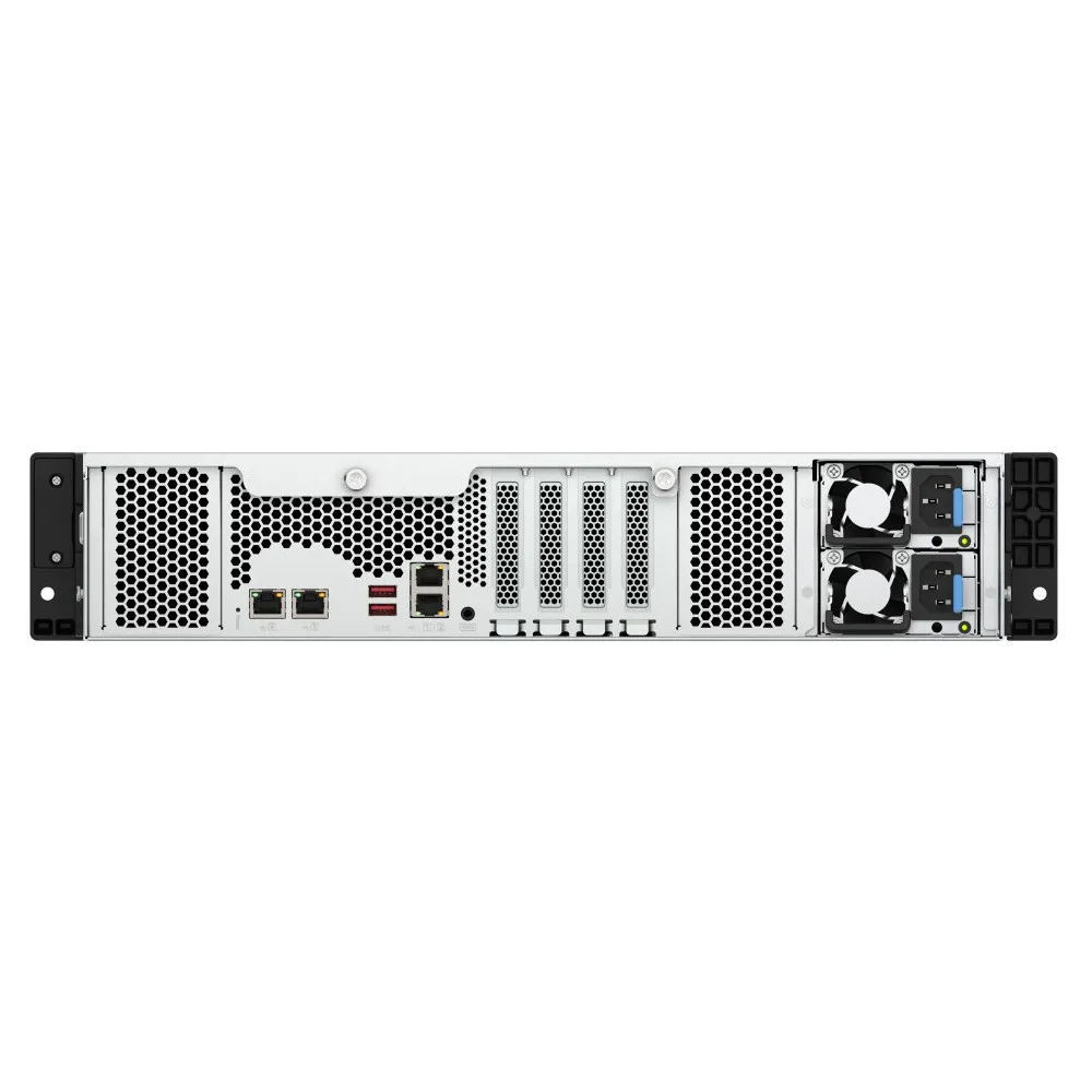 Serwer NAS QNAP Rack TS-H1277AXU-RP-R7-32G - Rack (2U)/AMD Ryzen 5 7000 series/32 GB RAM/12 wnęk/5 lat Carry-in - zdjęcie