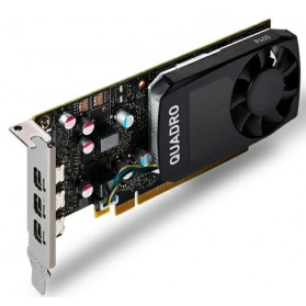 Karta graficzna PNY Quadro P400 PCI-Express 3.0 x16 LP 2GB GDDR5 64bit 3x Mini DP 1.5 VCQP400V2-PB - Kolor srebrny, Czarna - zdjęcie 1