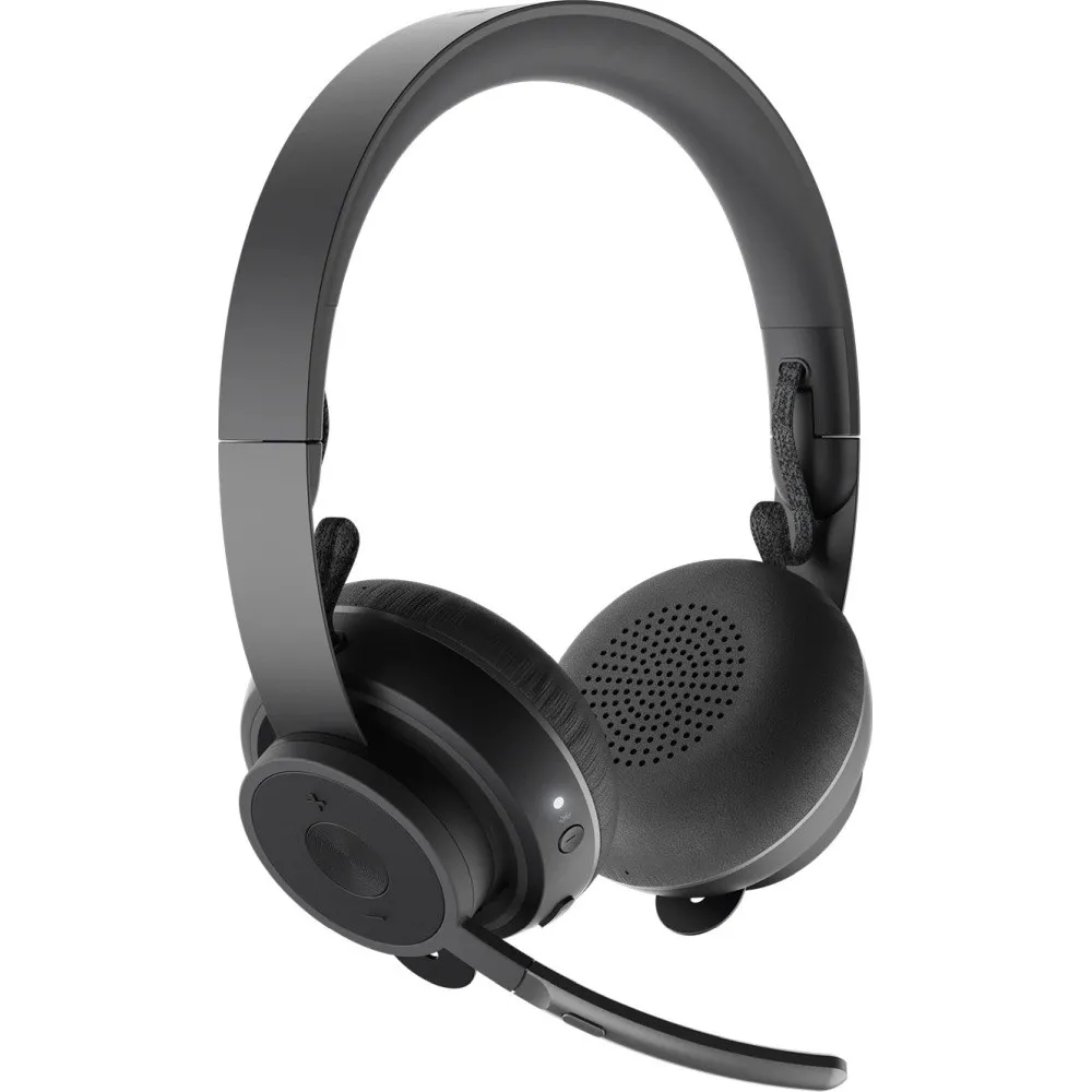 Słuchawki Logitech Zone Wireless Plus (wersja Teams) 981-000859 - Grafitowe