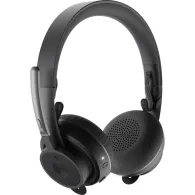Słuchawki Logitech Zone Wireless Plus (wersja Teams) 981-000859 - Grafitowe