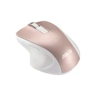 Bezgłośna mysz bezprzewodowa ASUS MW202 90XB066N-BMU010 - 4000 DPI, Różowe złoto