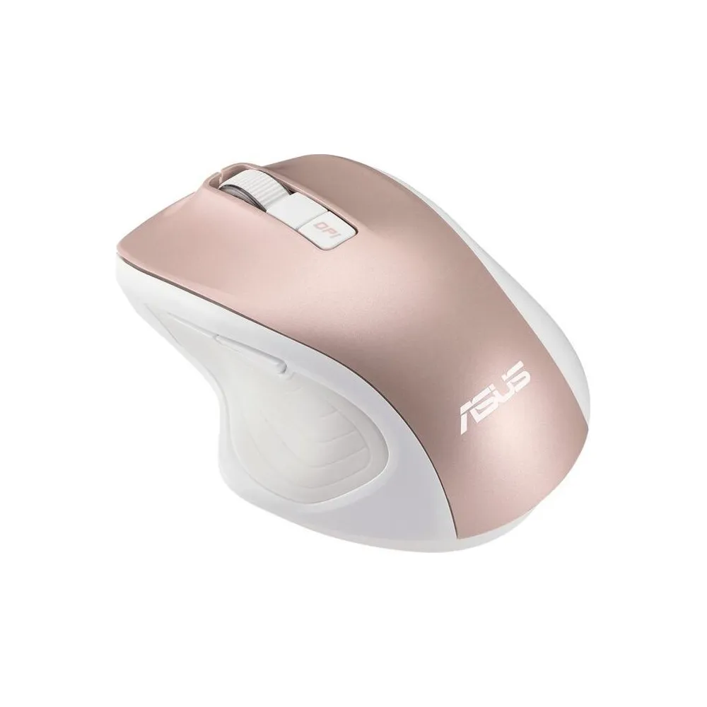 Bezgłośna mysz bezprzewodowa ASUS MW202 90XB066N-BMU010 - 4000 DPI, Różowe złoto Bezgłośna mysz bezprzewodowa ASUS MW202 90XB066N-BMU010 - 4000 DPI, Różowe złoto