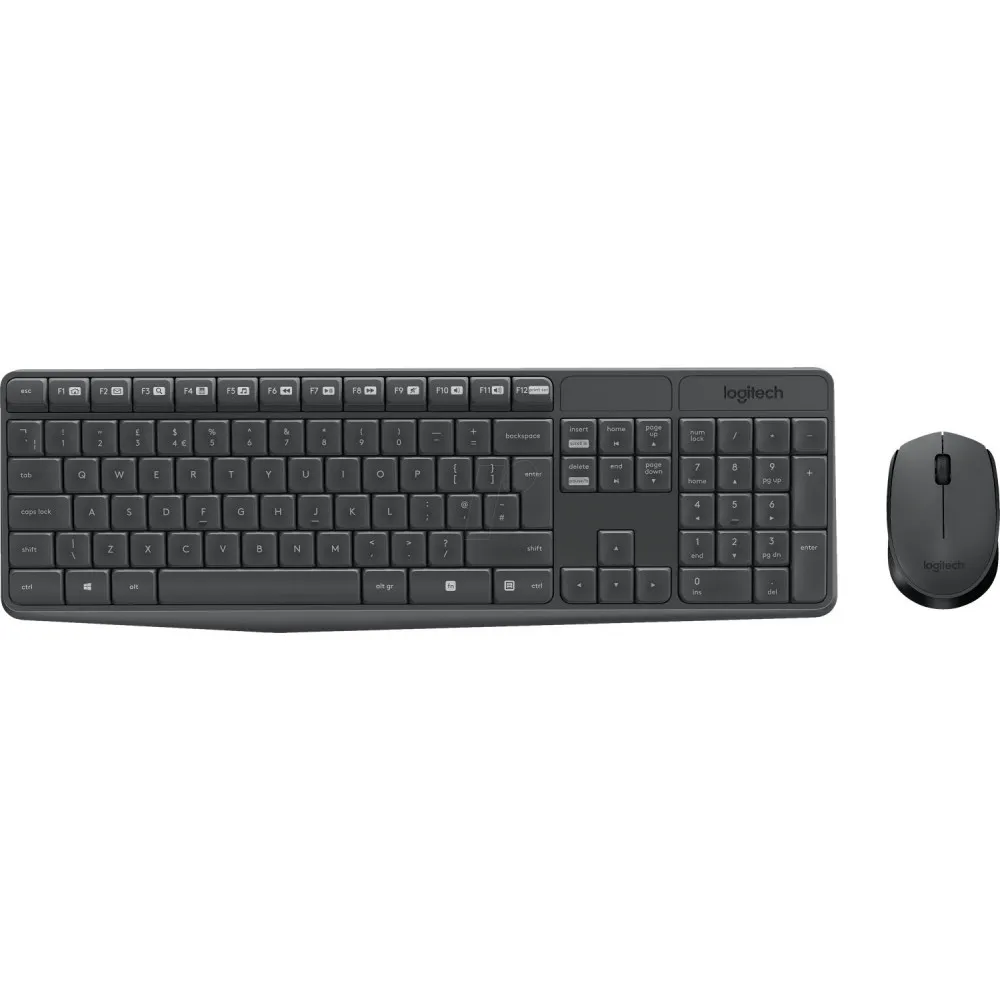 Zestaw bezprzewodowy klawiatura i mysz Logitech MK235 - Czarny - 920-007905 | Sklep ITnes.pl - IT for BUSINESS