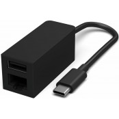 Adapter Microsoft USB-C ,  Ethernet JWM-00004 do Surface Commercial - Czarny - zdjęcie 1