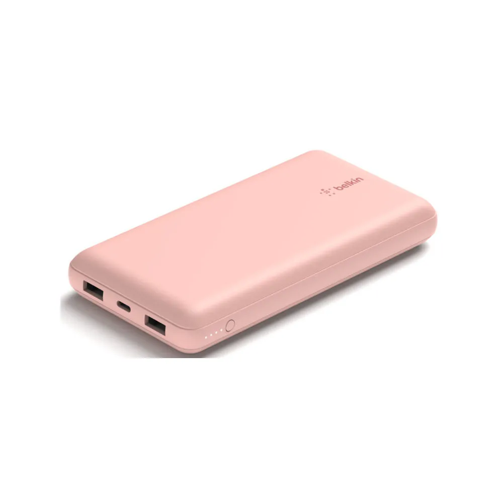 Power bank Belkin Boost Charger s0000mAh BPB012BTRG - Różowy - BPB012BTRG | Sklep ITnes.pl - IT for BUSINESS