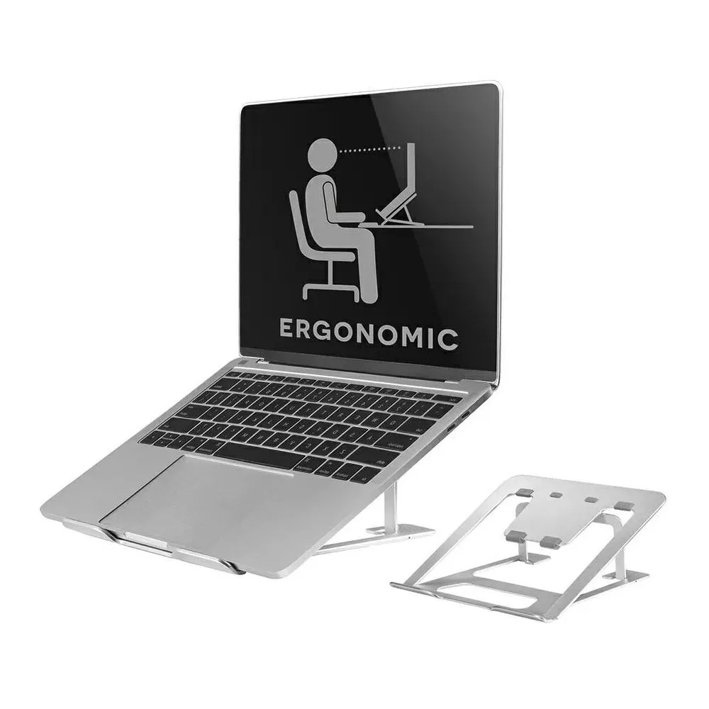 Foldable laptop stand, silver - NSLS085SILVER | Sklep ITnes.pl - IT for BUSINESS