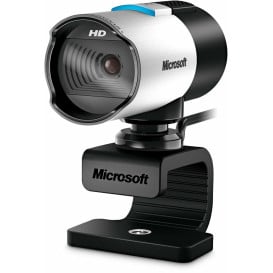 Kamera internetowa Microsoft Studio LifeCam Q2F-00018 - Kolor srebrny, Czarna