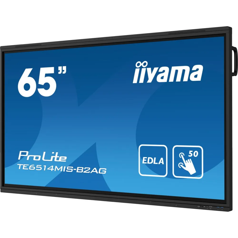 Zdjęcie produktu Monitor iiyama ProLite TE6514MIS-B2AG - 64,5"/3840x2160 (4K)/VA/6,5 ms/dotykowy/USB-C/Czarny