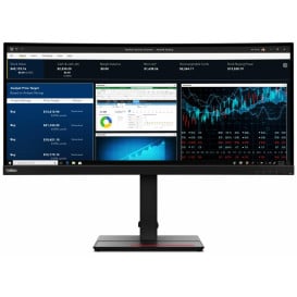 Monitor Lenovo ThinkVision P34w-20 62DCRAT3EU - 34,14"/3440x1440 (UWQHD)/60Hz/21:9/zakrzywiony/IPS/6,000 ms/kamera/USB-C/Czarny