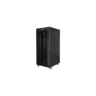 Szafa rack 19" 27U Lanberg FF01-6827-12B, 600 x 800 x 1461 mm, drzwi szklane | Sklep ITnes.pl, IT for BUSINESS