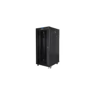 Szafa rack 19" 27U Lanberg FF01-6827-12B, 600 x 800 x 1461 mm, drzwi szklane | Sklep ITnes.pl, IT for BUSINESS