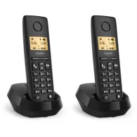 Telefon bezprzewodowy Gigaset Pure 100 Duo GIGASET PURE 100 DUO - 2 sztuki, 1,5", Czarny
