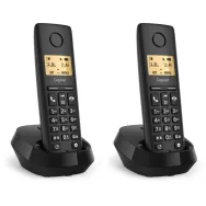 Telefon bezprzewodowy Gigaset Pure 100 Duo GIGASET PURE 100 DUO - 2 sztuki, 1,5", Czarny