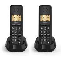 Telefon bezprzewodowy Gigaset Pure 100 Duo GIGASET PURE 100 DUO - 2 sztuki, 1,5", Czarny