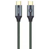 Kabel Unitek USB-C 100W PD 4K@60Hz (M, M) C14079GN - 1 m, Czarny, Szary - zdjęcie 2