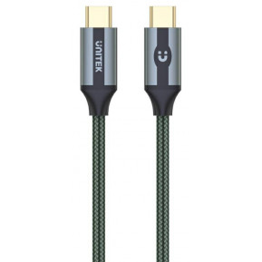 Kabel Unitek USB-C 100W PD 4K@60Hz (M, M) C14079GN - zdjęcie poglądowe 2