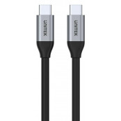 Kabel USB-C Unitek 100W PD, Fast Charging, 4K@60Hz, 10Gbps Data (USB 3.2 Gen2), Męski, Męski o długości 1 metra - C14082ABK - zdjęcie 2