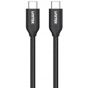 Kabel Unitek USB-C 100W PD (M, M) C14059BK - 2 m, Czarny - zdjęcie 2