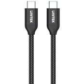 Kabel Unitek USB-C 100W PD (M, M) C14059BK - zdjęcie poglądowe 2