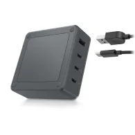 Ładowarka USB Lenovo Go 130W Multi-Port Charger G0A6130WEU - 3x USB-C, 1x USB-A, Czarna