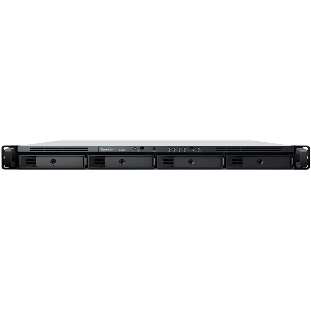 Serwer NAS Synology Rack Plus RS822BDH, Rack (1U), Ryzen V1500B, 2GB RAM, 16TB, 4 wnęki, 3 lata Carry-in | Sklep ITnes.pl, IT fo