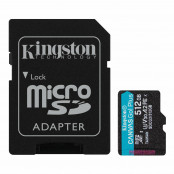 Karta microSD Kingston 512GB Canvas Go Plus 170/90MB/s + adapter - SDCG3/512GB