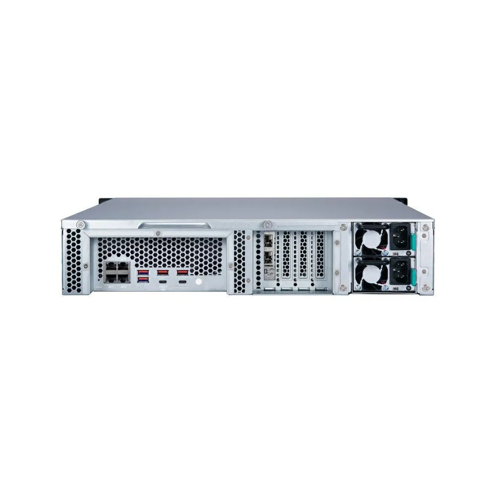 Serwer NAS QNAP Rack TS-883XU-RP-E2124-8G - Rack (2U)/Intel Xeon E-2124/8 GB RAM/8 wnęk/hot-swap/3 lata Carry-in - zdjęcie