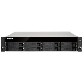 Serwer NAS QNAP Rack TS-863XU-RP-4G - Rack (2U), AMD G-Series GX-420MC, 4 GB RAM, 8 wnęk, hot-swap, 3 lata Door-to-Door - zdjęcie 3