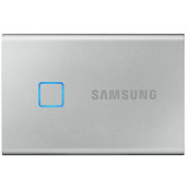 Dysk zewnętrzny Samsung USB 3.2 Portable SSD T7 Touch 1TB MU-PC1T0S/WW - Kolor srebrny