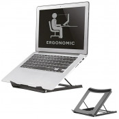 Neomounts Foldable laptop and tablet stand, Black - NSLS075BLACK