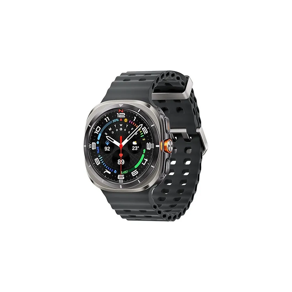 Smartwatch Samsung Galaxy Watch Ultra SM-L705FZTAEUE - 47 mm, LTE, Srebrny tytan, Marine Band ciemnoszary, S/M/L