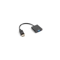 Adapter Lanberg DisplayPort (M), D-Sub (VGA) AD-0002-BK - zdjęcie poglądowe 1