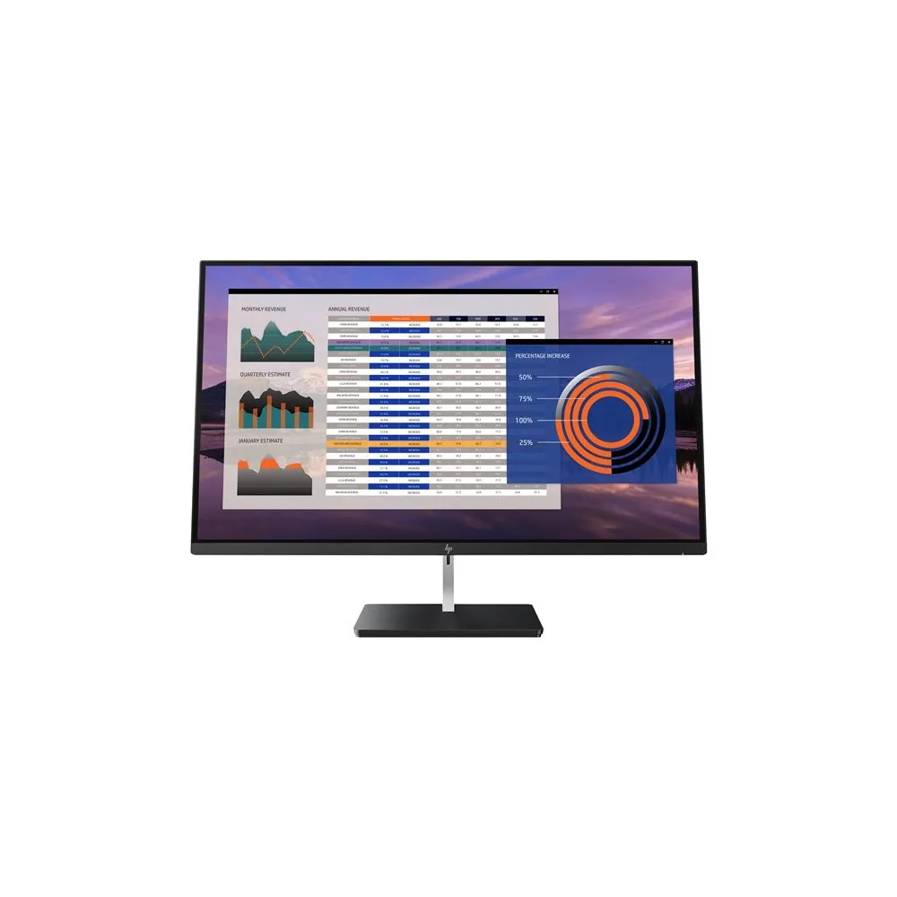 Monitor HP EliteDisplay S270n 2PD37AA, 27", 3840x2160 (4K), 60Hz, IPS, 5,4 ms, USB-C, Czarno-srebrny | Sklep ITnes.pl, IT for BU