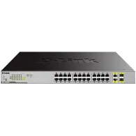 Switch niezarządzalny D-Link DGS-1026MP, Rack, 24 x LAN 10|100|1000 Mbps, 2 x 1000 Mbps combo SFP|RJ45, POE+ 370W | Sklep ITnes.
