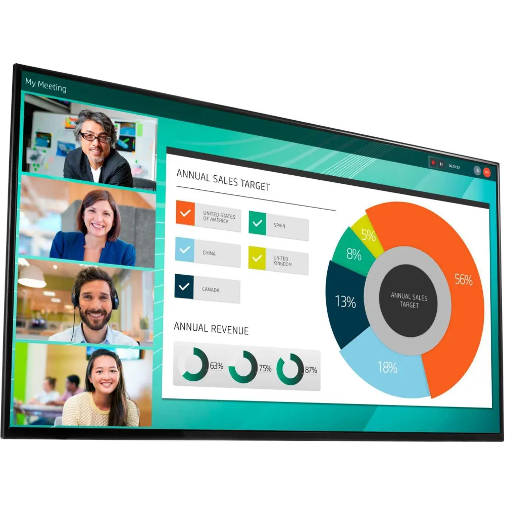 HP LD5512 UHD 4K Conferencing Display 2YD85AA - zdjęcie