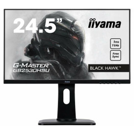 Monitor iiyama G-MASTER GB2530HSU-B1 C - 24,5"/1920x1080 (Full HD)/75Hz/TN/FreeSync/1 ms/pivot/Czarny