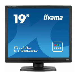Monitor iiyama ProLite E1980SD-B1 B - 19"/1280x1024 (SXGA)/60Hz/5:4/TN/5 ms/Czarny